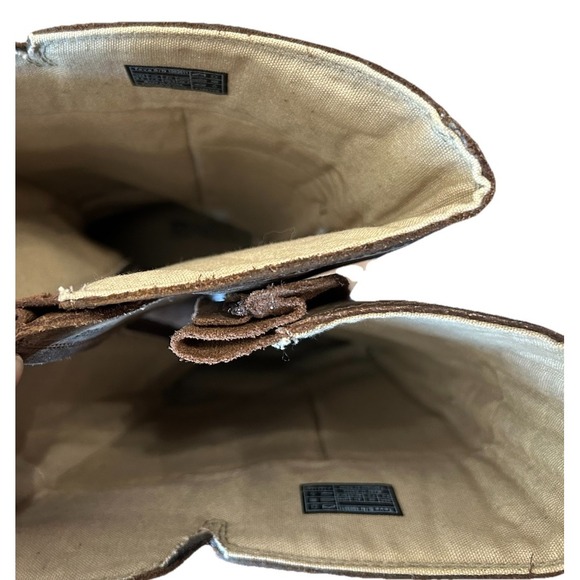 TEVA De La Vina Womens Sz 9.5 Waterproof Leather Riding Boots Brown Tall 1003011 - Picture 13 of 13